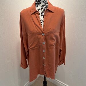 Show Me Your MuMu Oversized Button Down Shirt